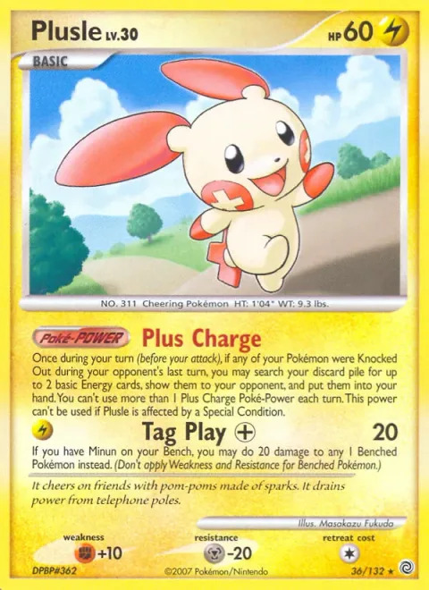 Plusle Lv.30 [Plus Charge | Tag Play +]