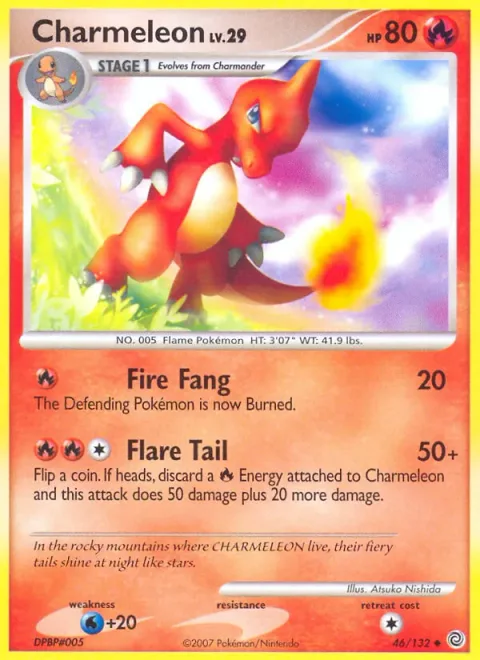 Charmeleon Lv.29 [Fire Fang | Flare Tail]