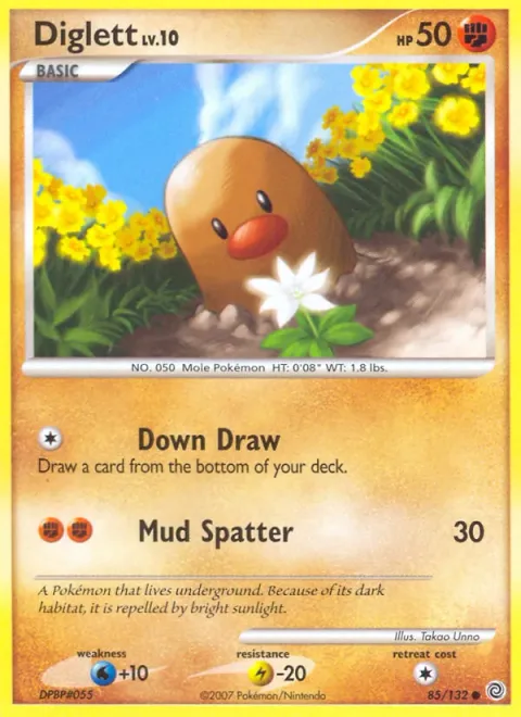 Diglett Lv.10 [Down Draw | Mud Spatter]