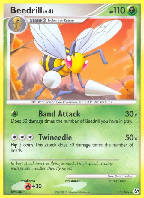 Beedrill Lv.41 [Band Attack | Twineedle]