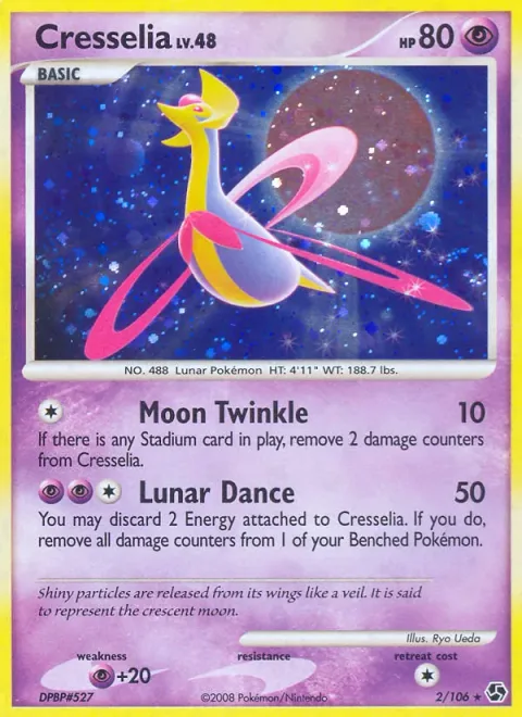 Cresselia Lv.48 [Moon Twinkle | Lunar Dance]