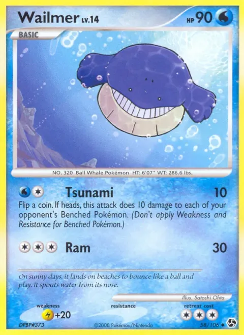 Wailmer Lv.14 [Tsunami | Ram]