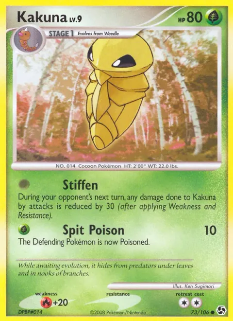 Kakuna Lv.9 [Stiffen | Spit Poison]
