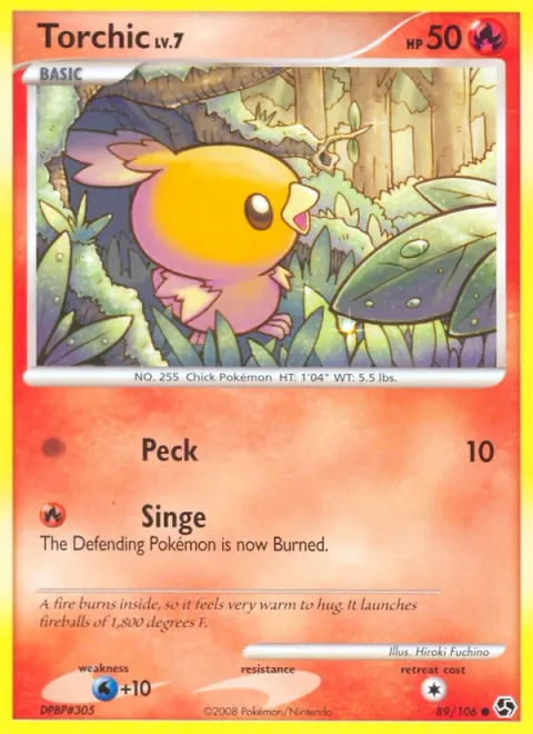 Torchic Lv.7 [Peck | Singe]