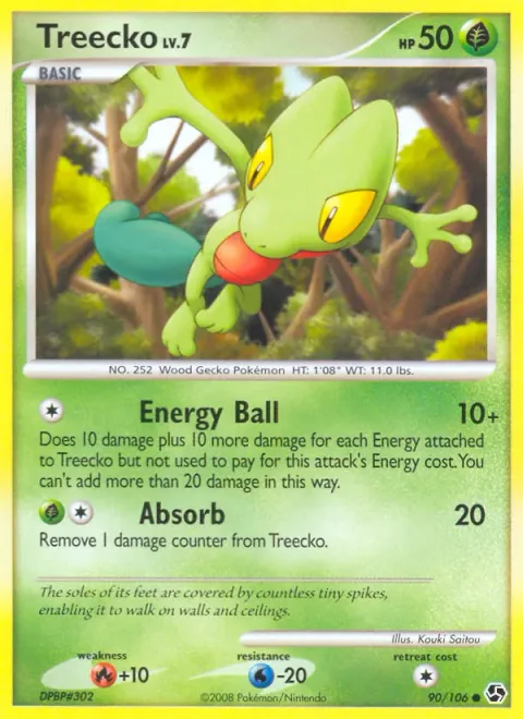 Treecko Lv.7 [Energy Ball | Absorb]