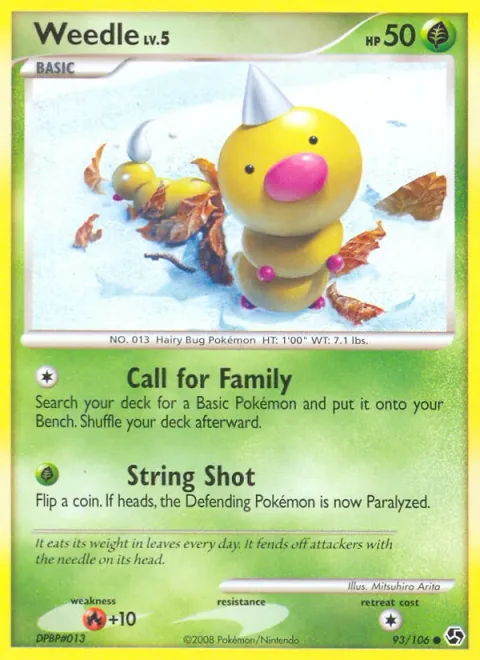 Weedle Lv.5 [Call for Family | String Shot]