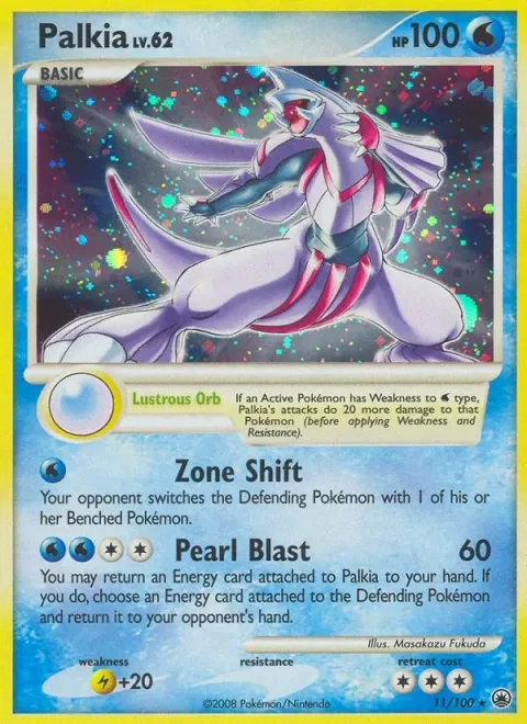 Palkia Lv.62 [Lustrous Orb | Zone Shift | Pearl Blast]