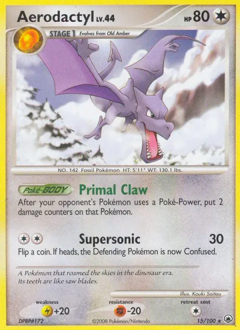 Aerodactyl Lv.44 [Primal Claw | Supersonic]