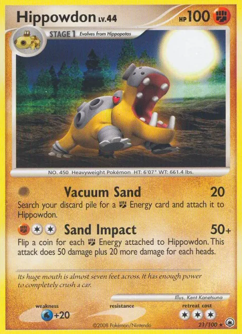 Hippowdon Lv.44 [Vacuum Sand | Sand Impact]