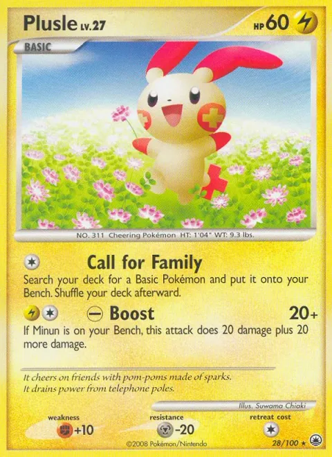 Plusle Lv.27 [Call for Family | -Boost]
