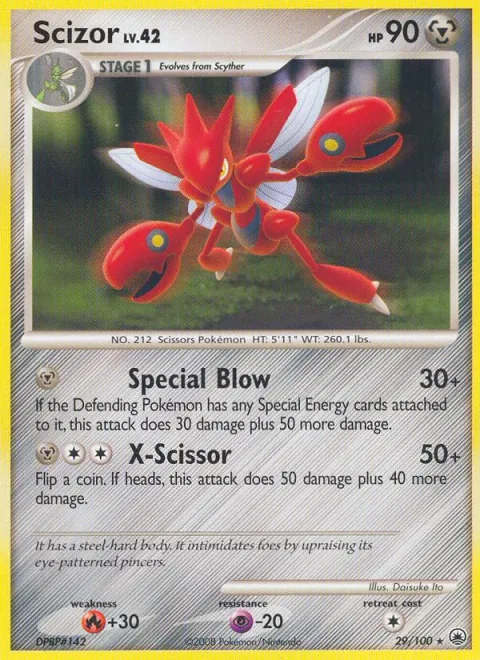 Scizor Lv.42 [Special Blow | X-Scissor]