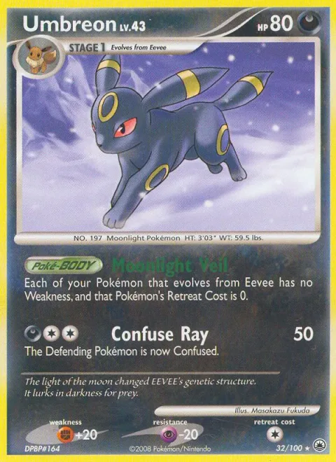 Umbreon Lv.43 [Moonlight Veil | Confuse Ray]