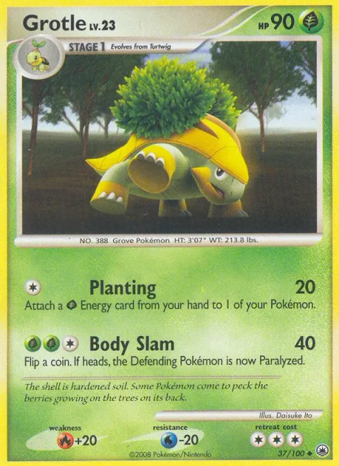 Grotle Lv.23 [Planting | Body Slam]