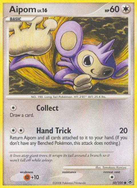 Aipom Lv.16 [Collect | Hand Trick]
