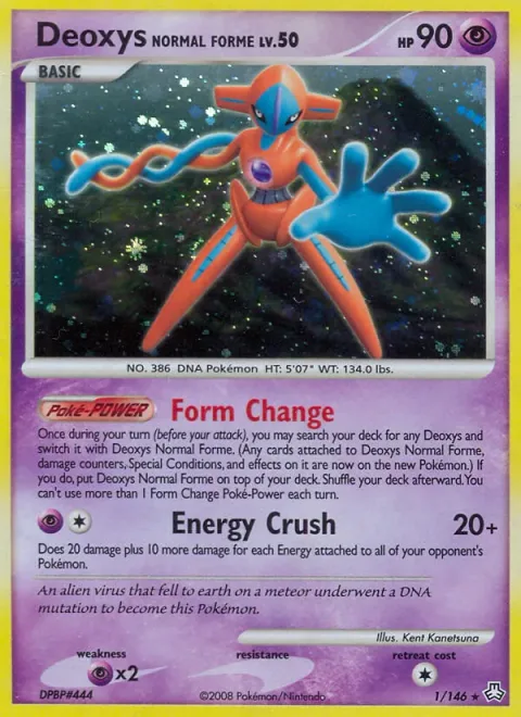Deoxys Normal Forme Lv.50 [Form Change | Energy Crush]