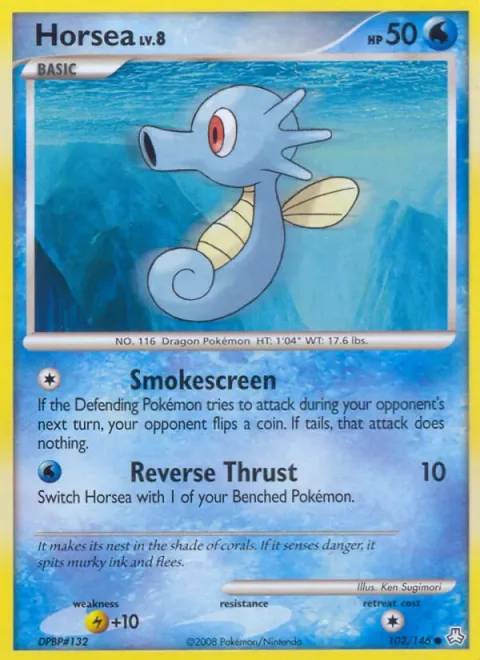 Horsea Lv.8 [Smokescreen | Reverse Thrust]