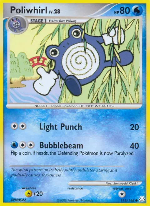 Poliwhirl Lv.28 [Light Punch | Bubblebeam]