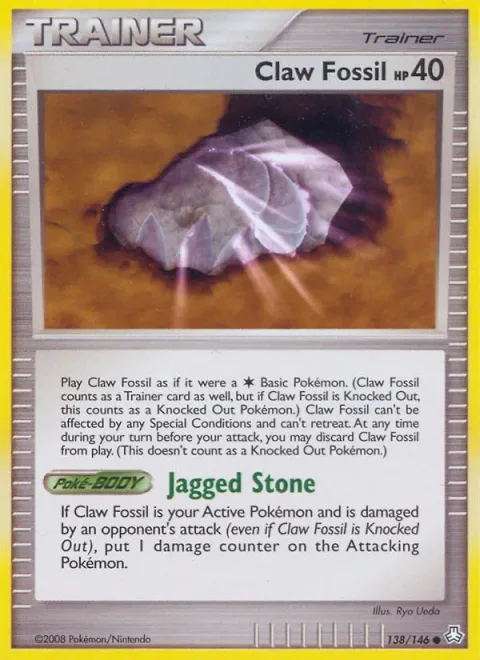 Claw Fossil [Jagged Stone]