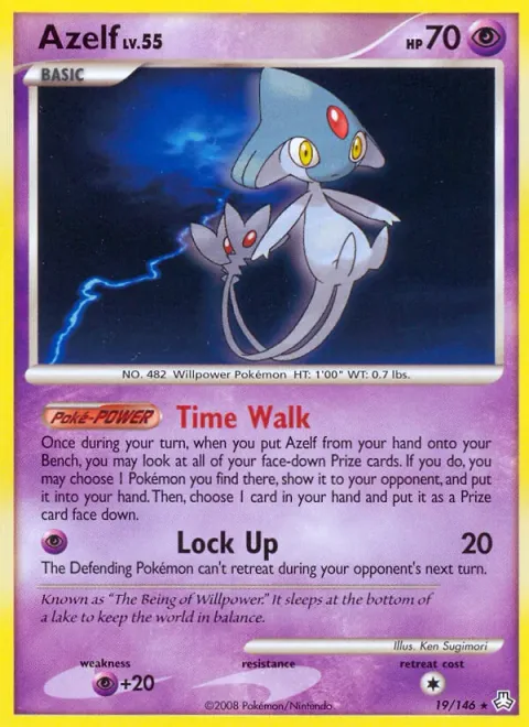 Azelf Lv.55 [Time Walk | Lock Up]