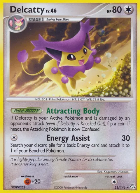 Delcatty Lv.46 [Attracting Body | Energy Assist]