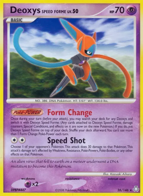 Deoxys Speed Forme Lv.50 [Form Change | Speed Shot]