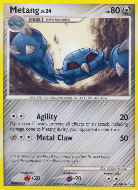 Metang Lv.24 [Agility | Metal Claw]