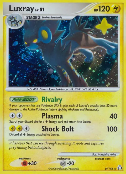 Luxray Lv.51 [Rivalry | Plasma | Shock Bolt]