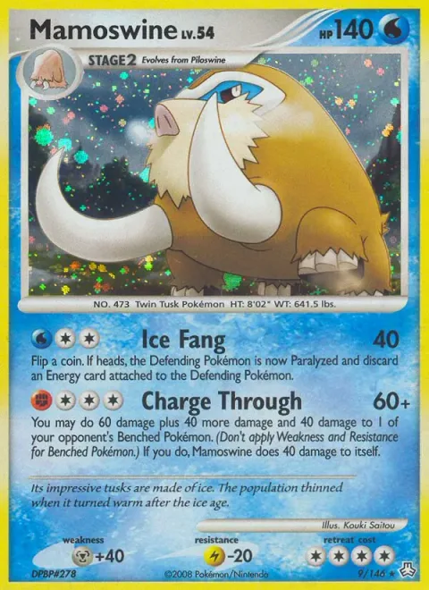 Mamoswine Lv.54 [Ice Fang | Charge Through]