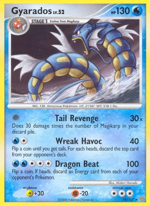 Gyarados Lv.52 [Tail Revenge | Wreak Havoc | Dragon Beat]