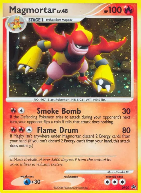 Magmortar Lv.48 [Smoke Bomb | Flare Drum]
