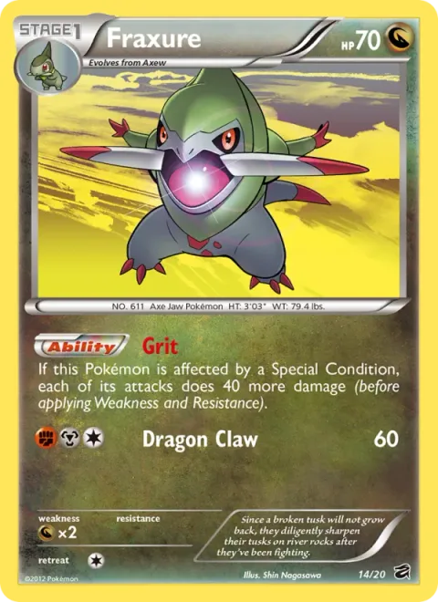 Fraxure [Grit | Dragon Claw]
