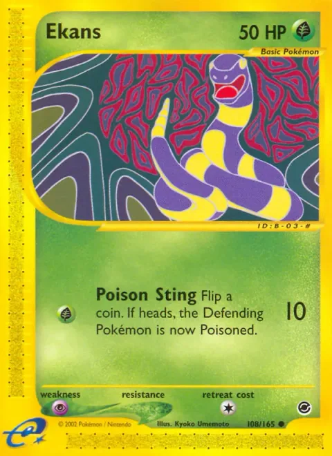 Ekans [Poison Sting | e-card]