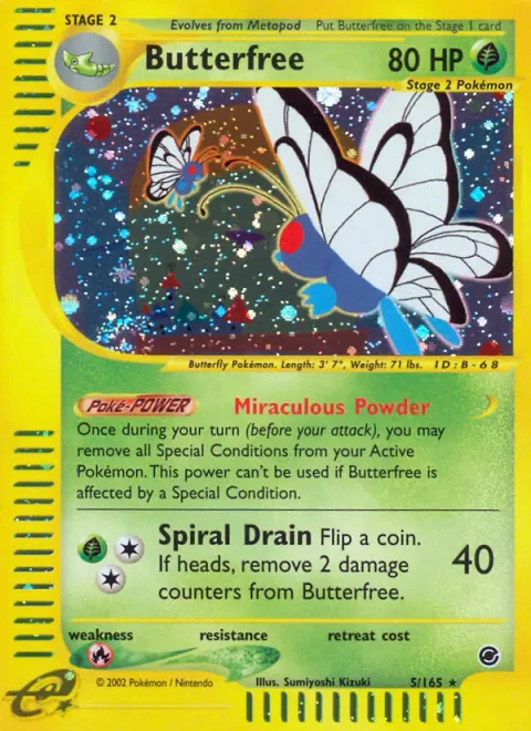 Butterfree [Miraculous Powder | Spiral Drain]
