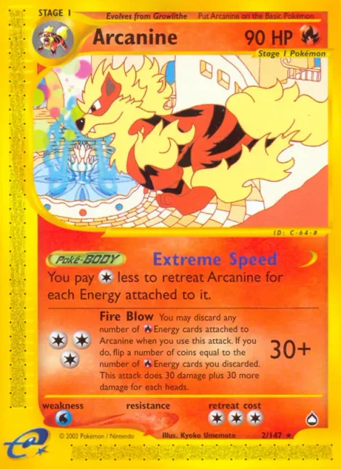 Arcanine [Extreme Speed | Fire Blow]