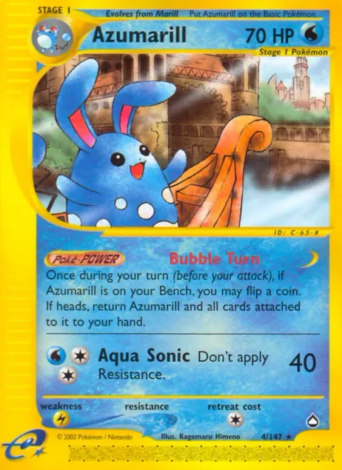 Azumarill [Bubble Turn | Aqua Sonic]