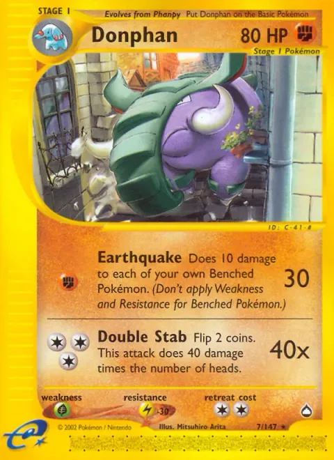 Donphan [Earthquake | Double Stab]