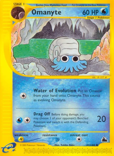 Omanyte [Water of Evolution | Drag Off]