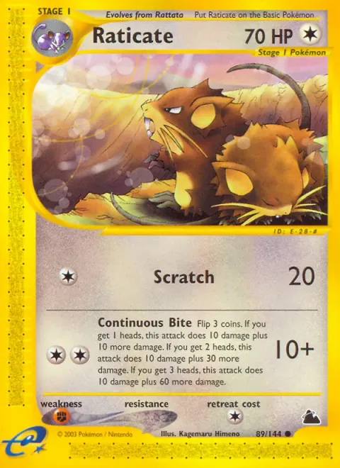 Raticate [Scratch | Continuous Bite]