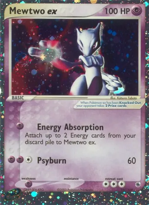 Mewtwo ex [Energy Absorption | Psyburn]
