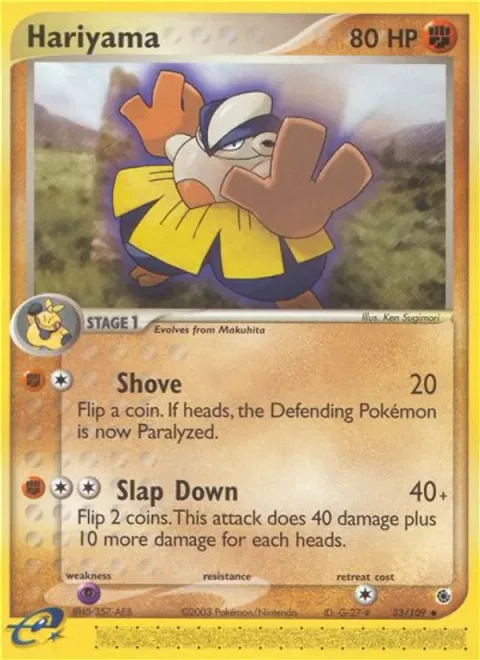 Hariyama [Shove | Slap Down]