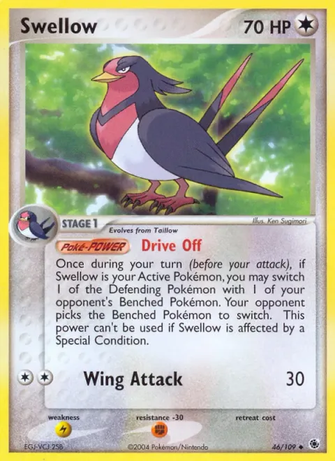 Swellow [Drive Off | Wing Attack]