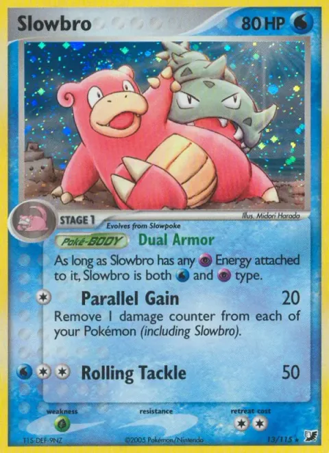 Slowbro [Dual Armor | Parallel Gain | Rolling Tackle]