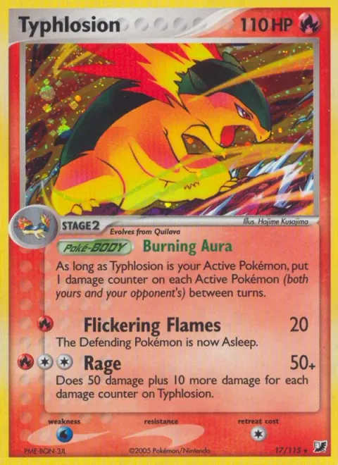 Typhlosion [Burning Aura | Flickering Flames | Rage]