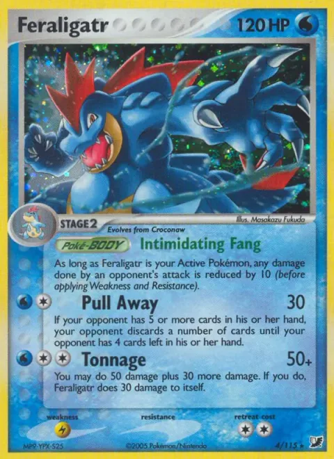 Feraligatr [Intimidating Fang | Pull Away | Tonnage]