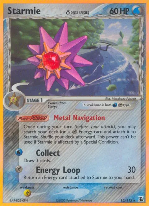 Starmie δ Delta Species [Metal Navigation | Collect | Energy Loop]