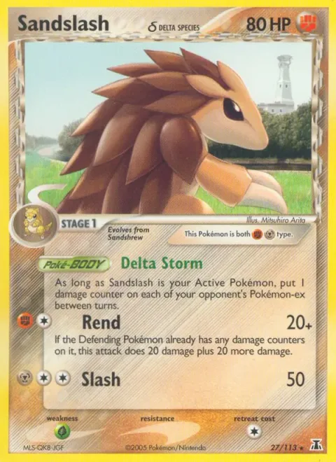 Sandslash δ Delta Species [Delta Storm | Rend | Slash]