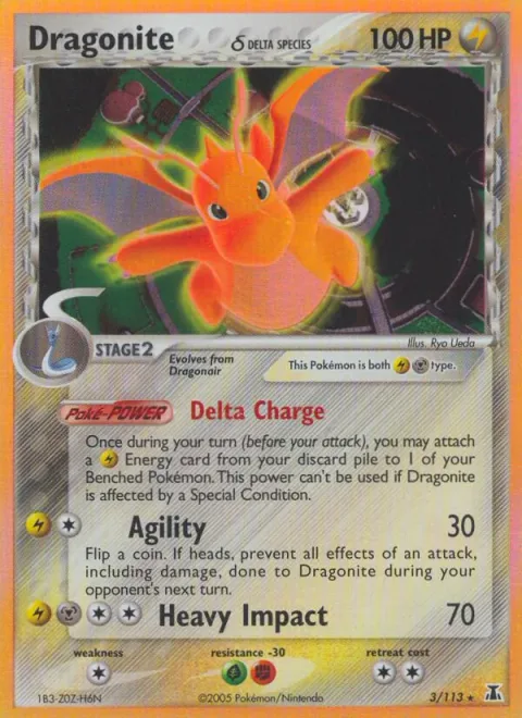 Dragonite δ Delta Species [Delta Charge | Agility | Heavy Impact]