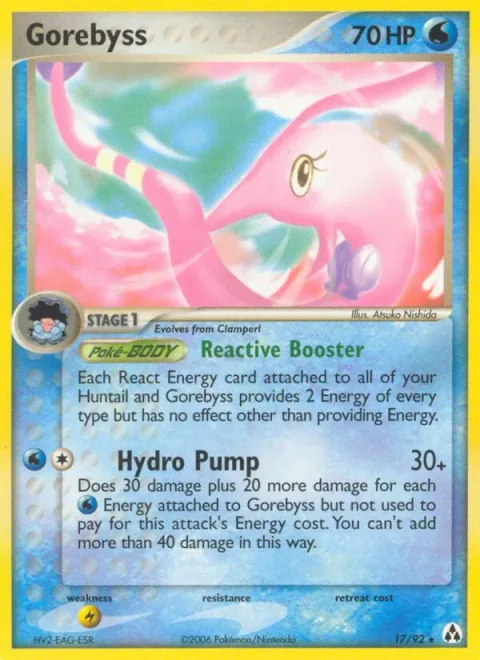 Gorebyss [Reactive Booster | Hydro Pump]