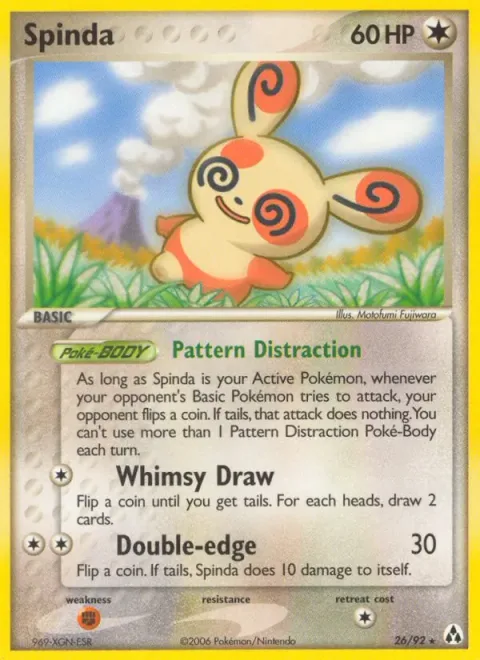 Spinda [Pattern Distraction | Whimsy Draw | Double-edge]