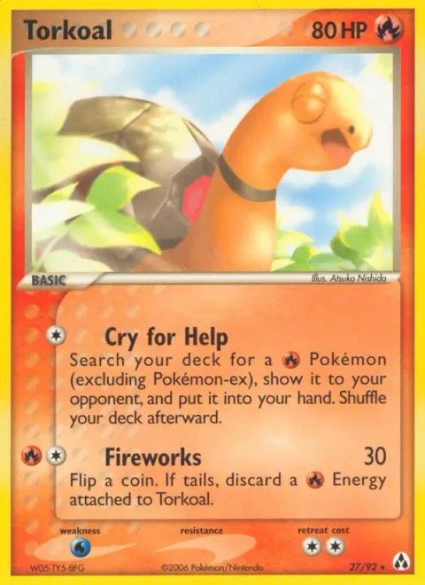 Torkoal [Cry for Help | Fireworks]